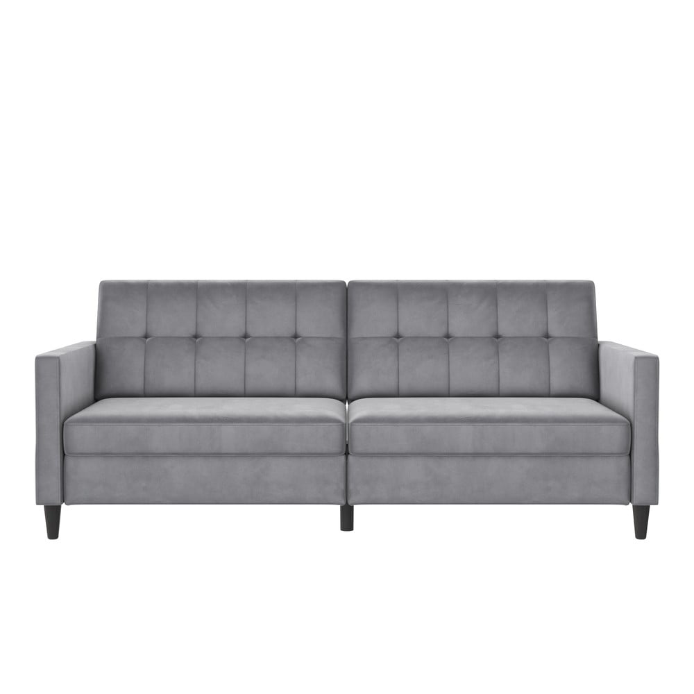 Svetlosivá zamatová pohovka 203 cm Hartford – Støraa