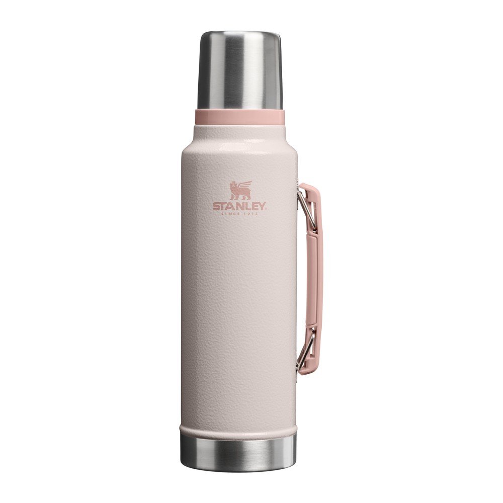 Svetloružová termoska z nehrdzavejúcej ocele 1