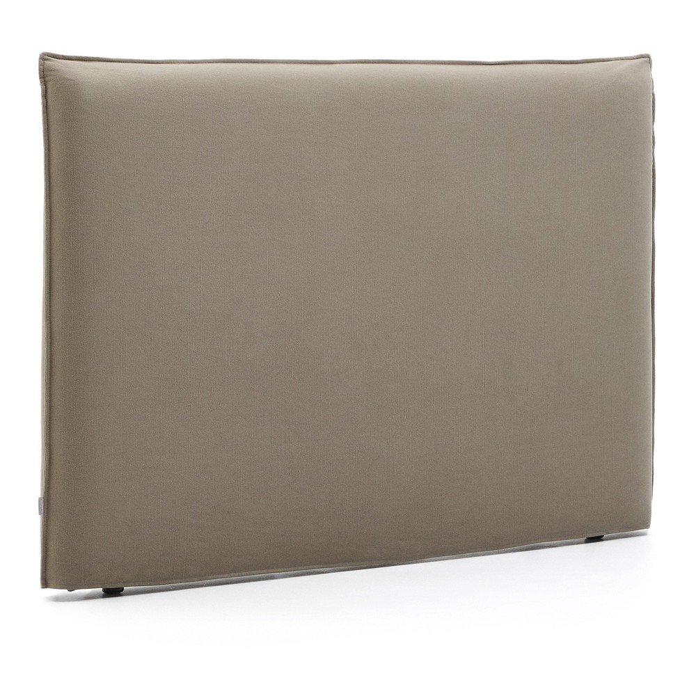 Taupe čalúnené čelo postele 180x118 cm Jaira – Kave Home