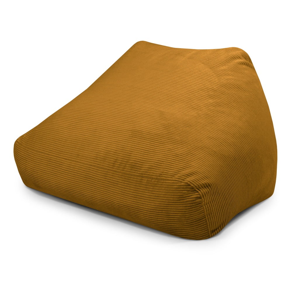 Menčestrový sedací vak v horčicovej farbe Sofa Snug – SLOWDOWN