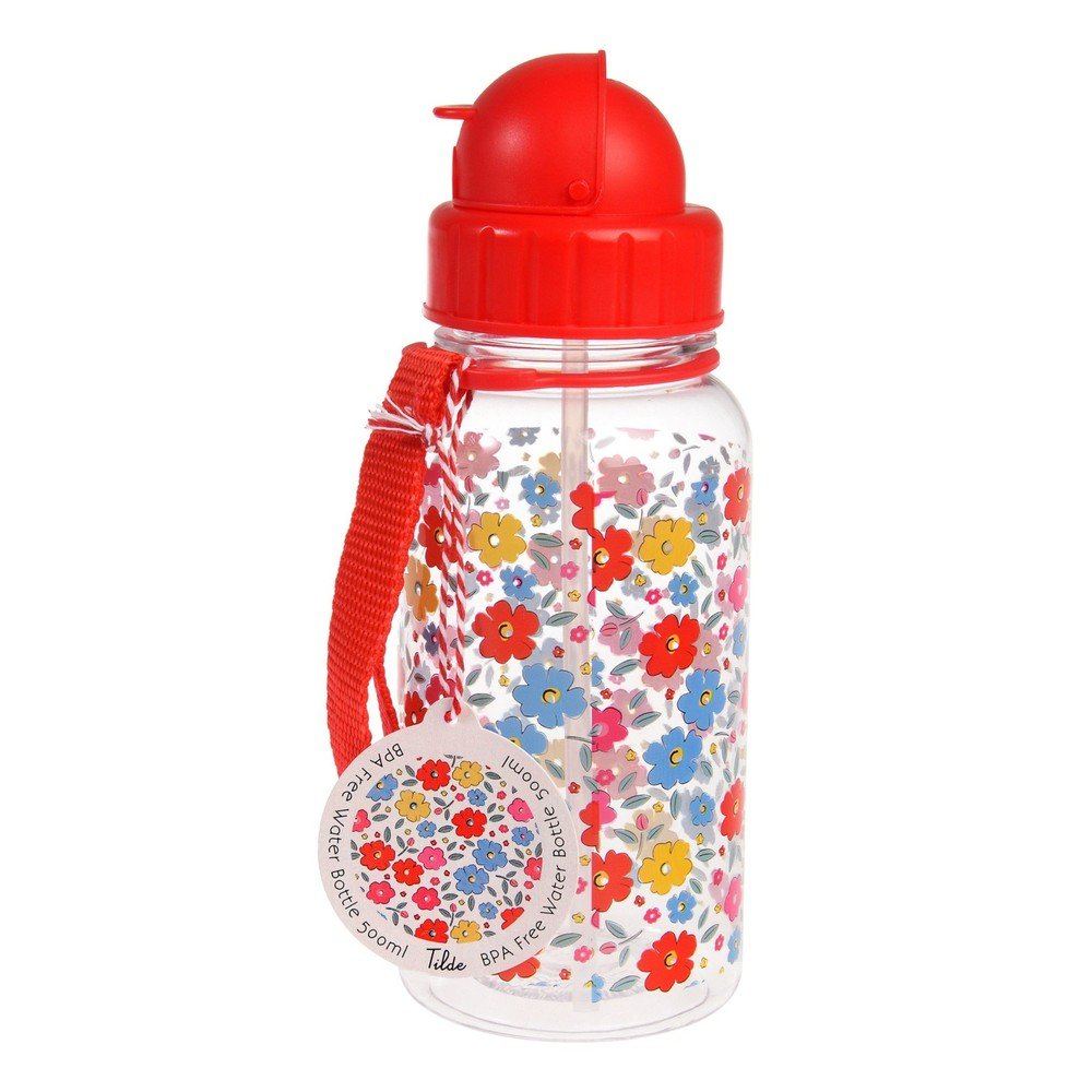 Červená tritanová detská fľaša 500 ml Tilde – Rex London