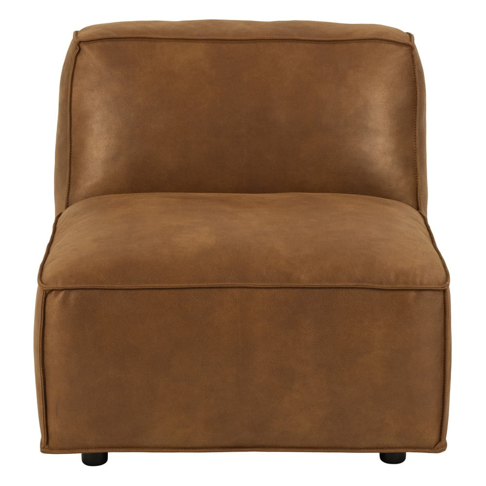 Koňakovohnedý modul pohovky (stredový diel) Fairfield Kentucky – Bonami Selection