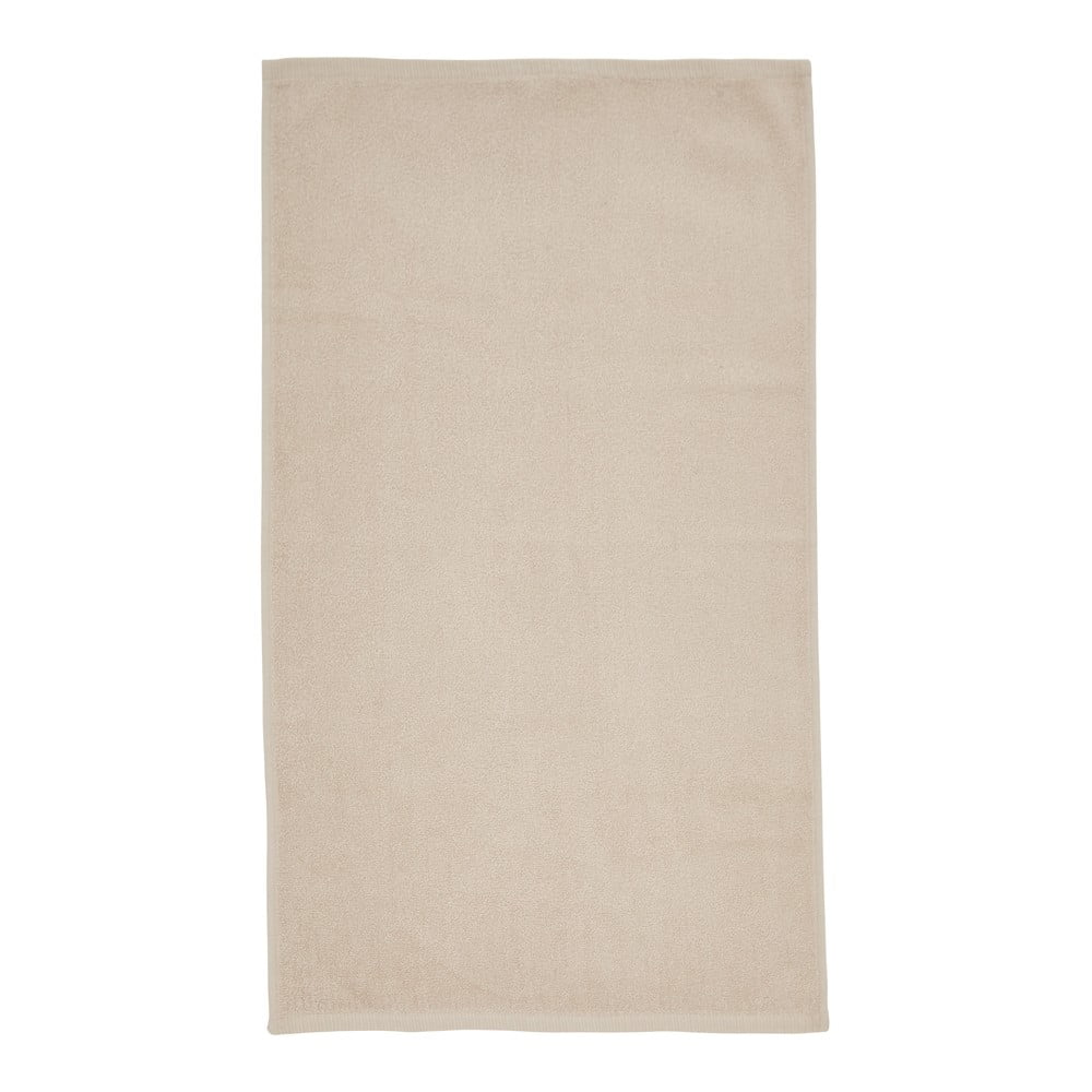 Béžový rýchloschnúci/froté bavlnený uterák 50x85 cm Quick Dry – Catherine Lansfield