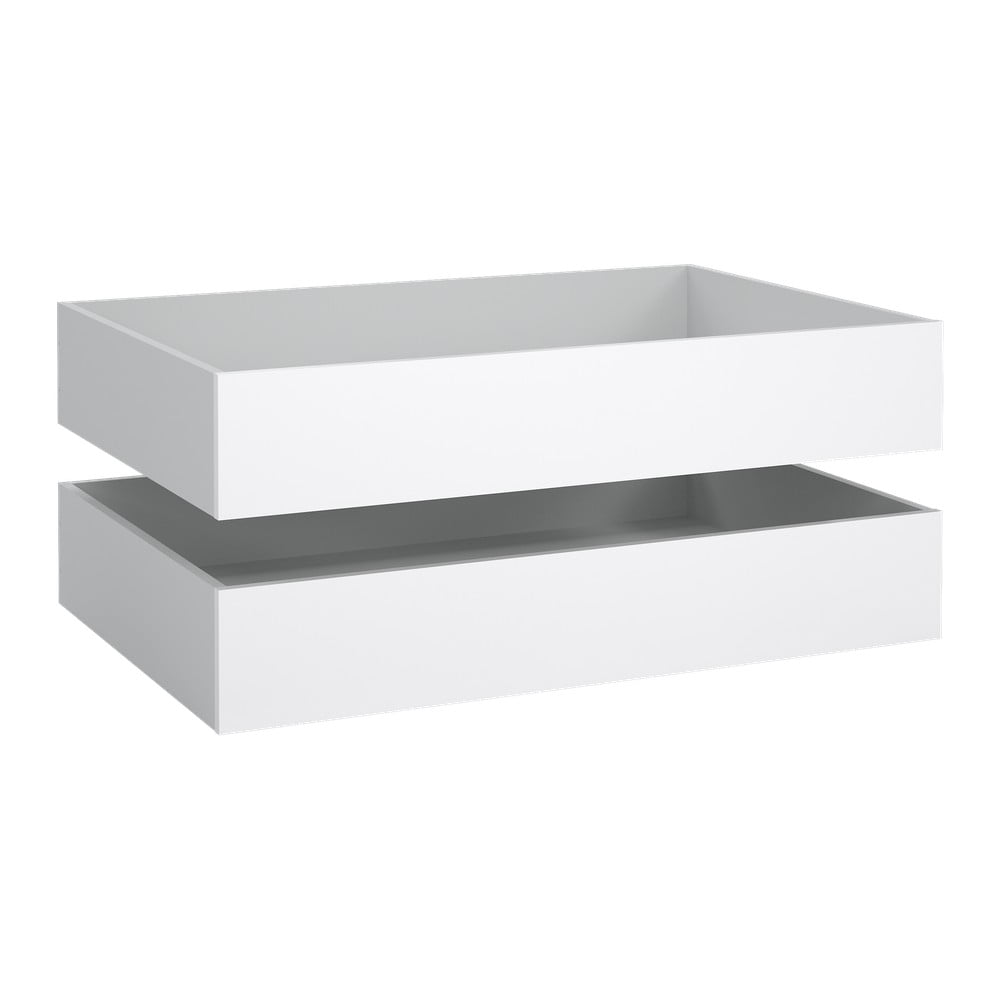 Biele zásuvky pod posteľ v súprave 2 ks Naia – Tvilum