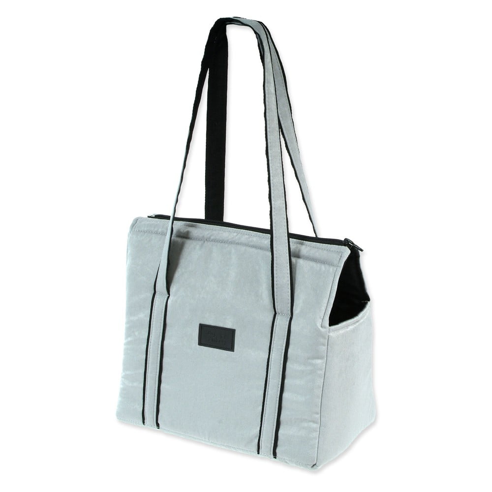 Svetlosivá prepravná taška pre psa Dog Fantasy Platinum – Plaček Pet Products