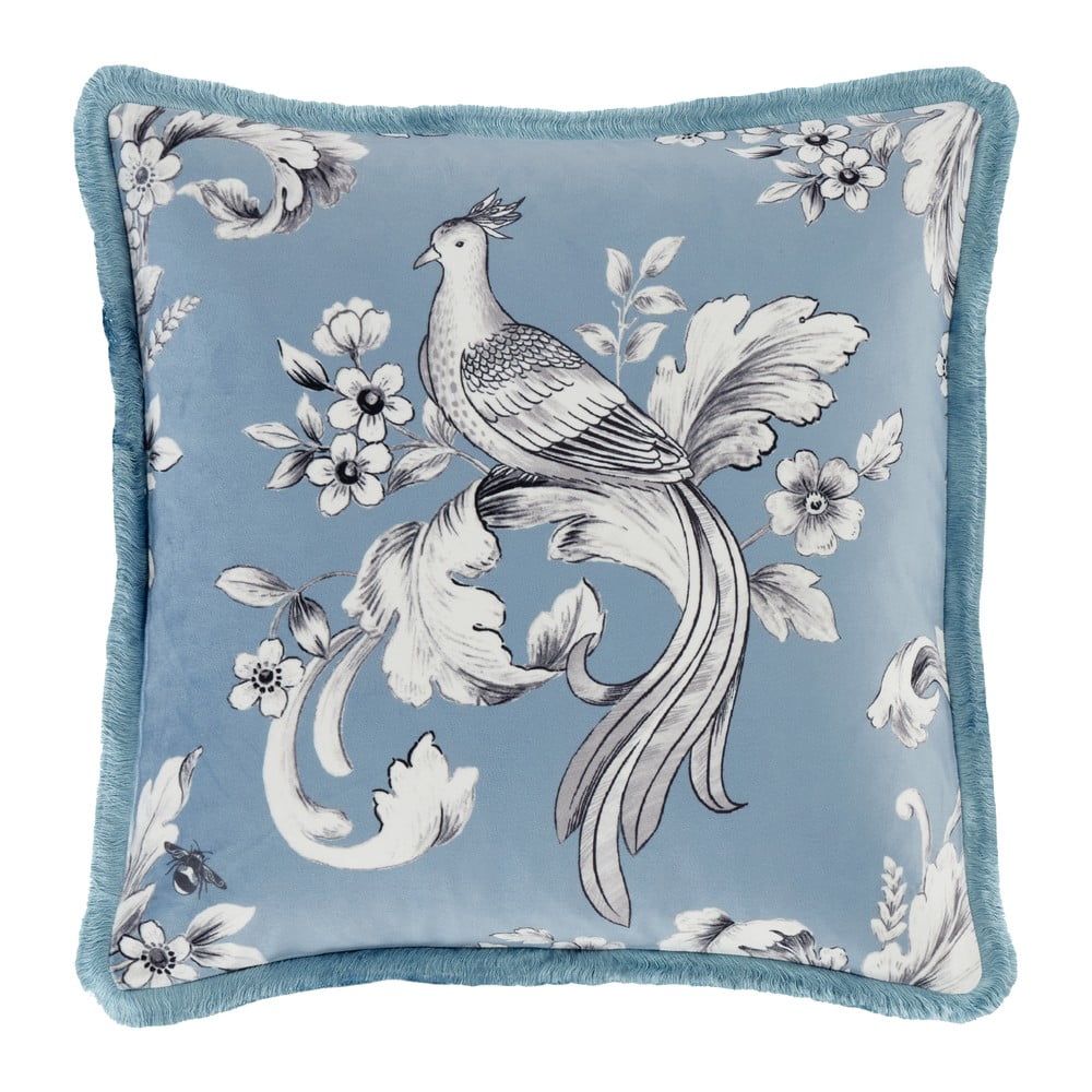 Zamatový dekoračný vankúš 45x45 cm Bridgerton Regal Floral – Catherine Lansfield