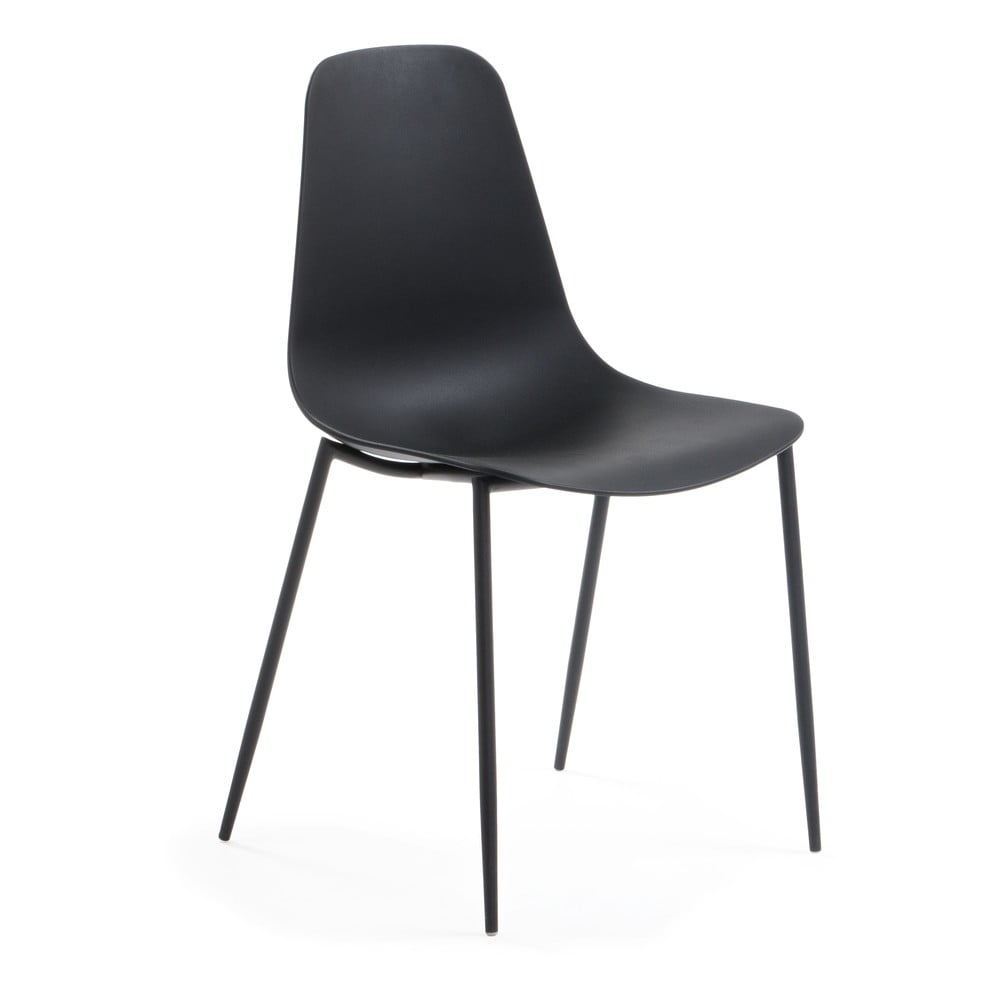 Čierna jedálenská stolička Kave Home Wassu