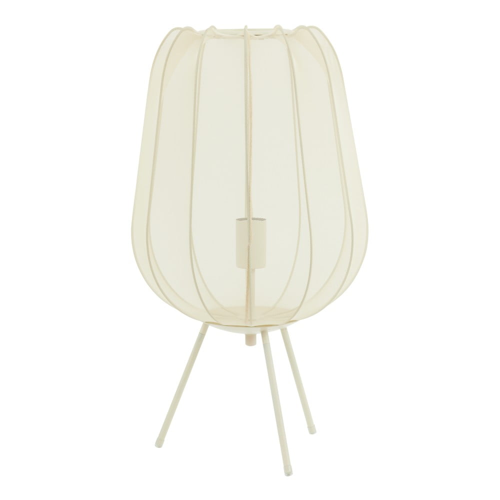 Krémová stolová lampa (výška 60 cm) Plumeria - Light & Living
