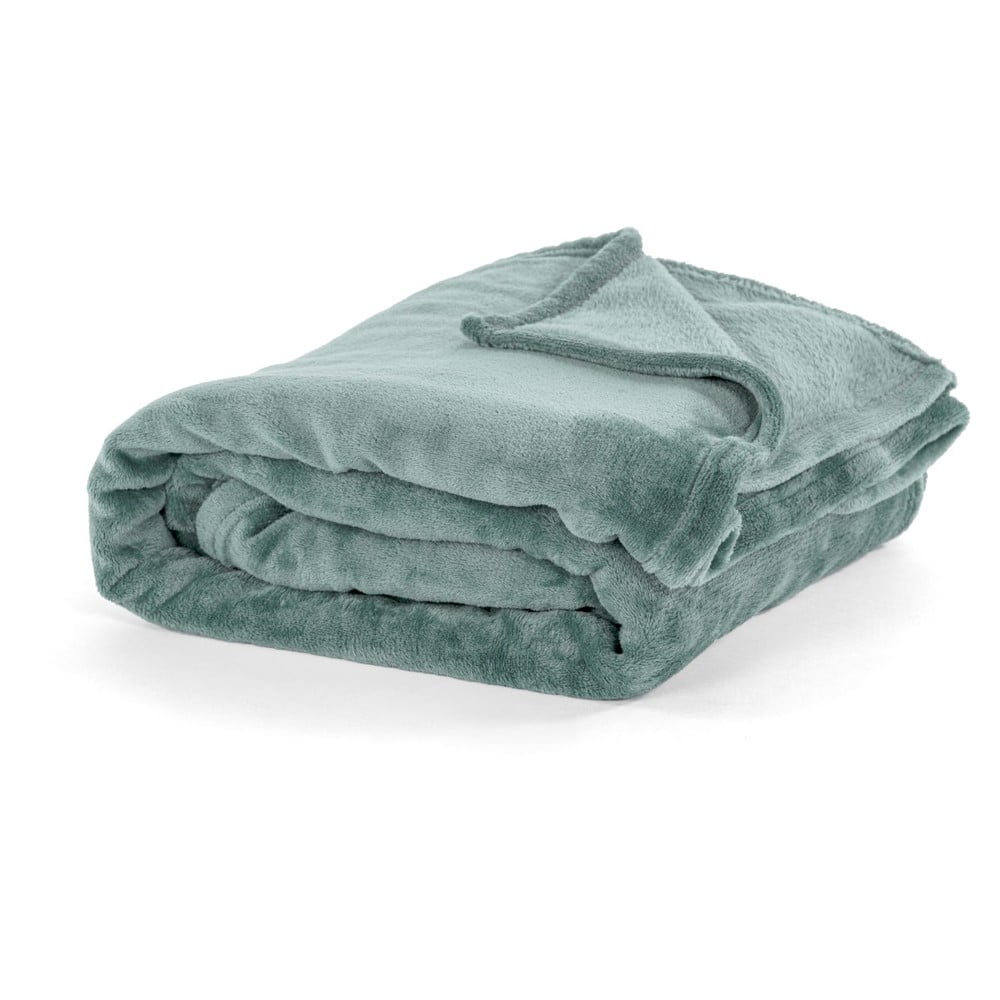 Zelená mikroplyšová deka Tiseco Home Studio