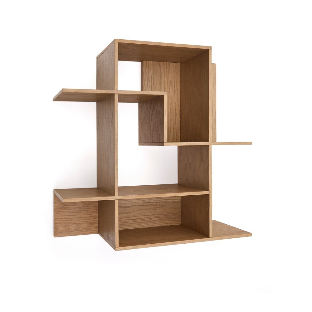 Modulárny policový systém v dekore duba v prírodnej farbe 80x80x25 cm Ina – Kave Home