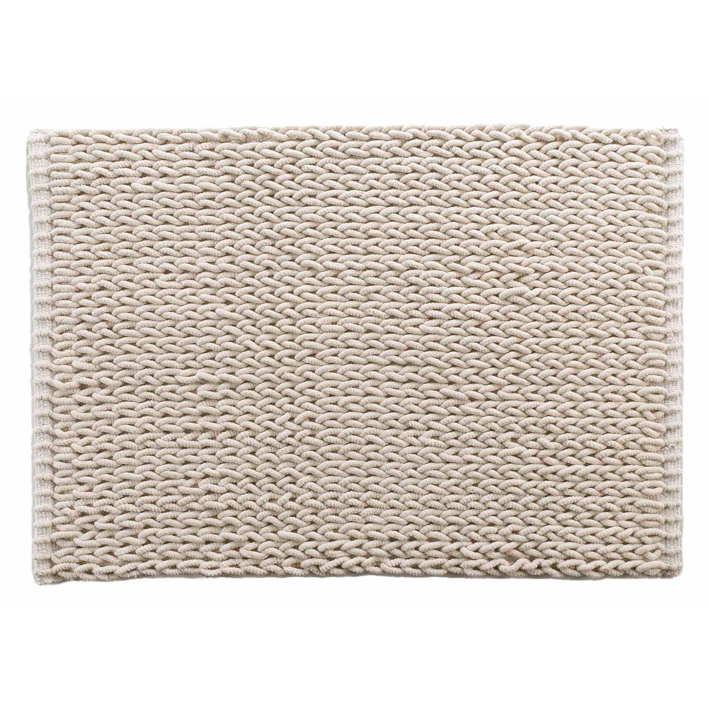 Béžová kúpeľňová predložka 50x80 cm Isalis – douceur d'intérieur