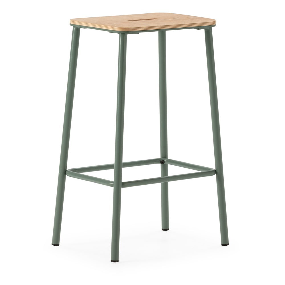 Zelené barové stoličky v súprave 2 ks (výška sedadla 65 cm) Abba – Marckeric