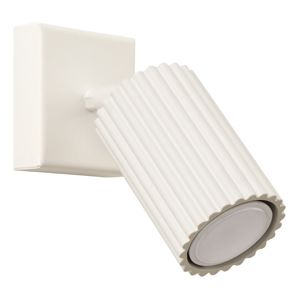 Krémovobiele bodové svietidlo 8x16 cm Gleam – Sollux