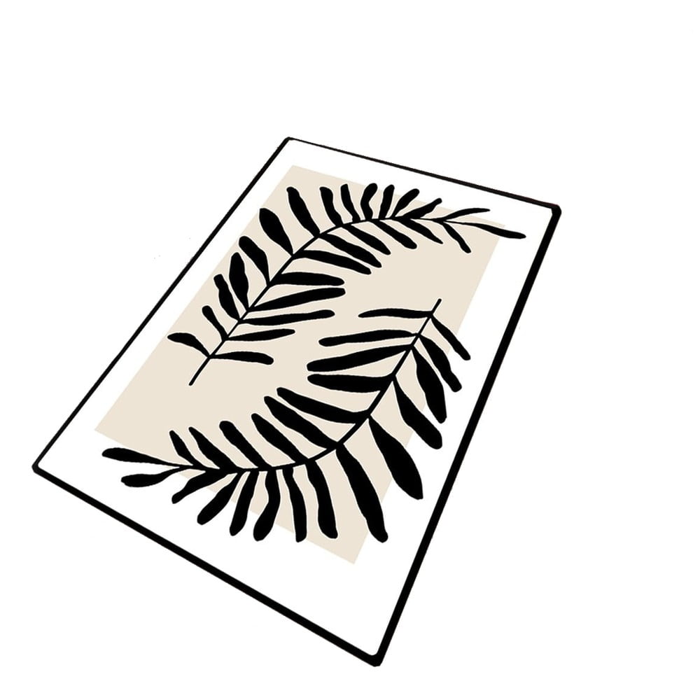 Čierno-béžová kúpeľňová predložka 70x120 cm Casting – Foutastic