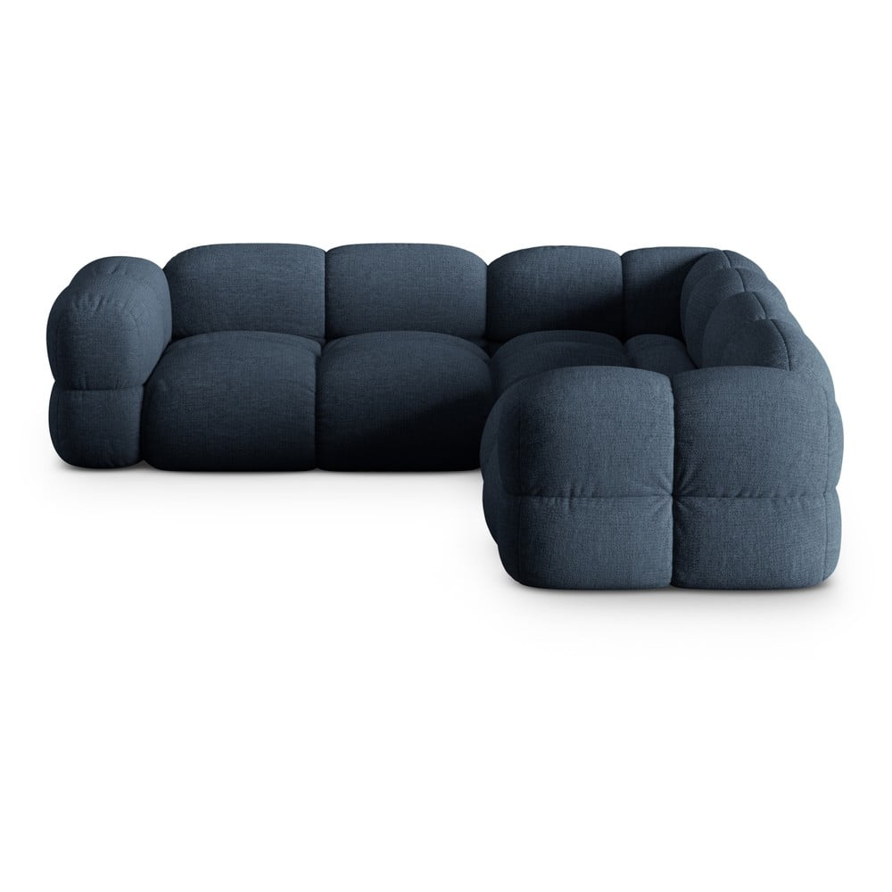 Tmavomodrá rohová pohovka Loretto – Cosmopolitan Design