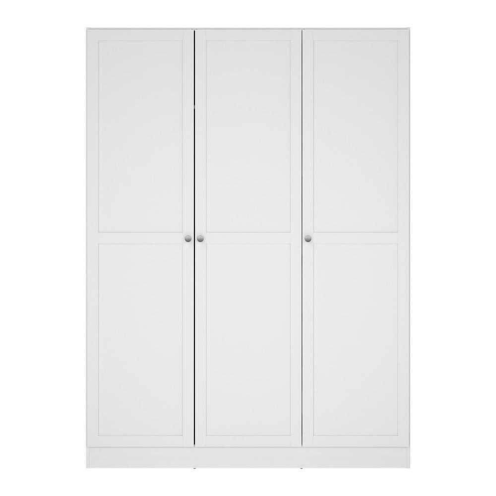Biela šatníková skriňa 147x200 cm Billund – Tvilum