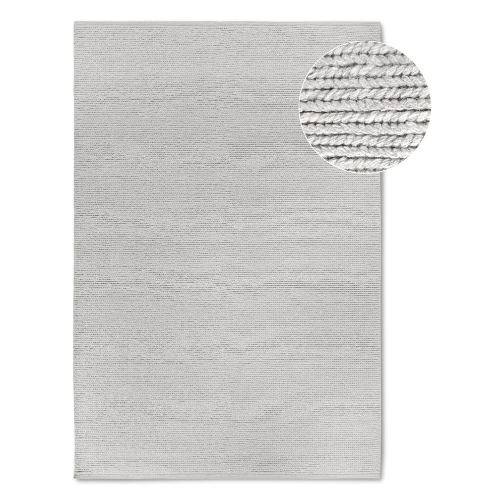 Biely ručne tkaný vlnený koberec 160x230 cm Francois – Villeroy&Boch