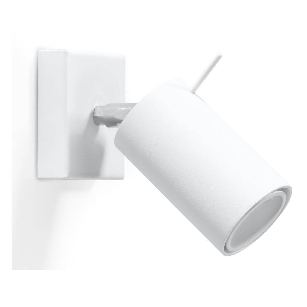 Biele nástenné svietidlo Sollux Etna