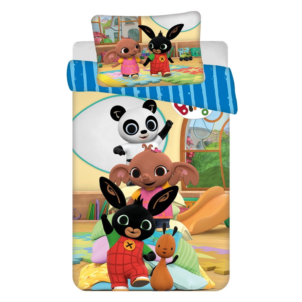 Bavlnená detská obliečka do postieľky 100x135 cm Bing Bunny "Tower" – Jerry Fabrics