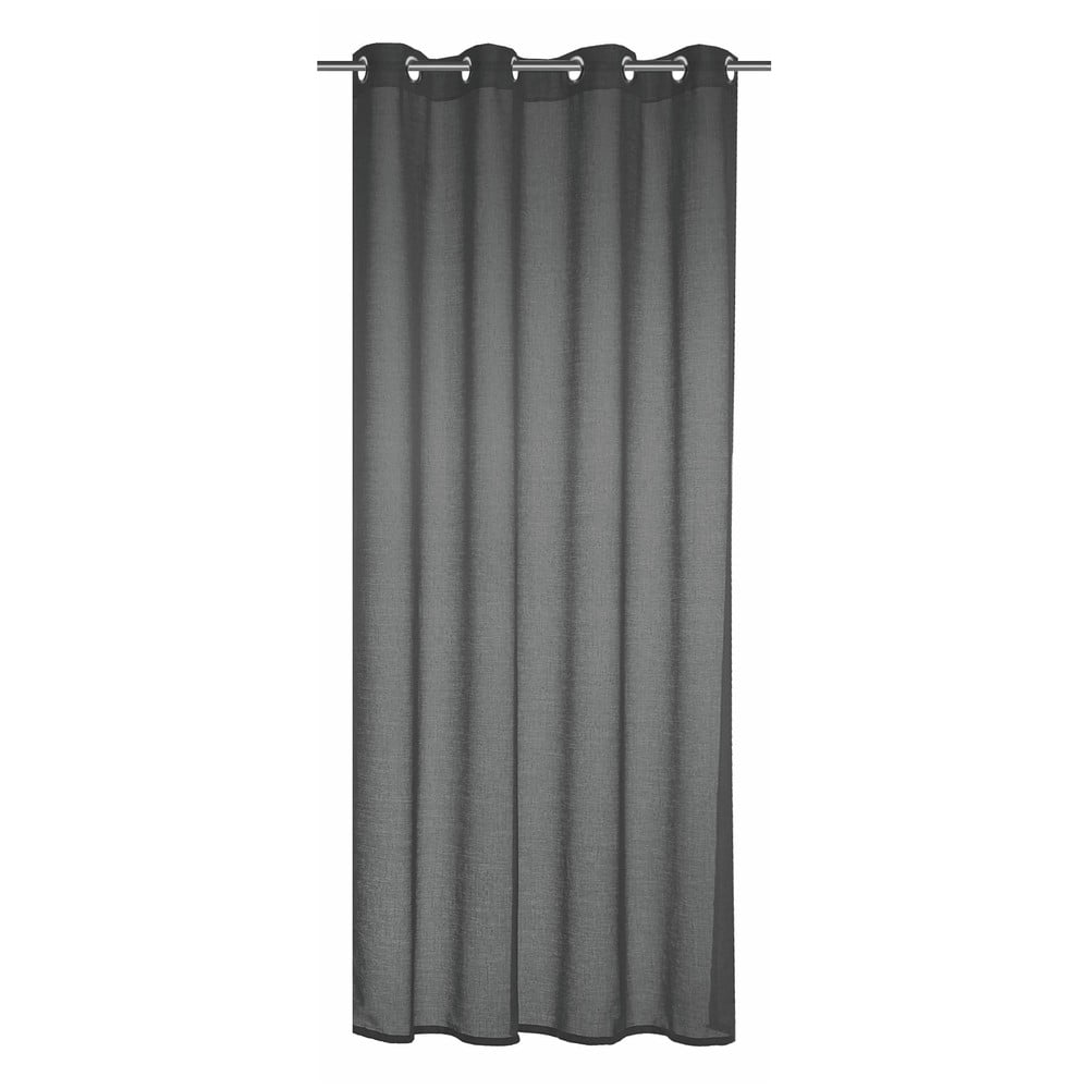 Antracitový záves 140x245 cm Struktura Uni – Sehlbach