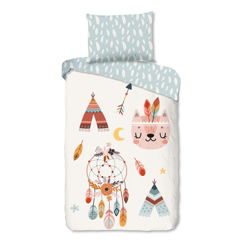 Flanelové detské obliečky na jednolôžko 140x200 cm Dreamy – Good Morning