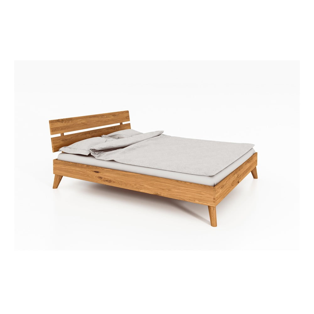 Dvojlôžková posteľ z dubového dreva 160x200 cm Greg 2 - The Beds