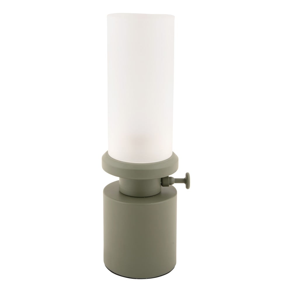 Kaki LED stmievateľná stolová lampa s kovovým tienidlom/so skleneným tienidlom (výška 29