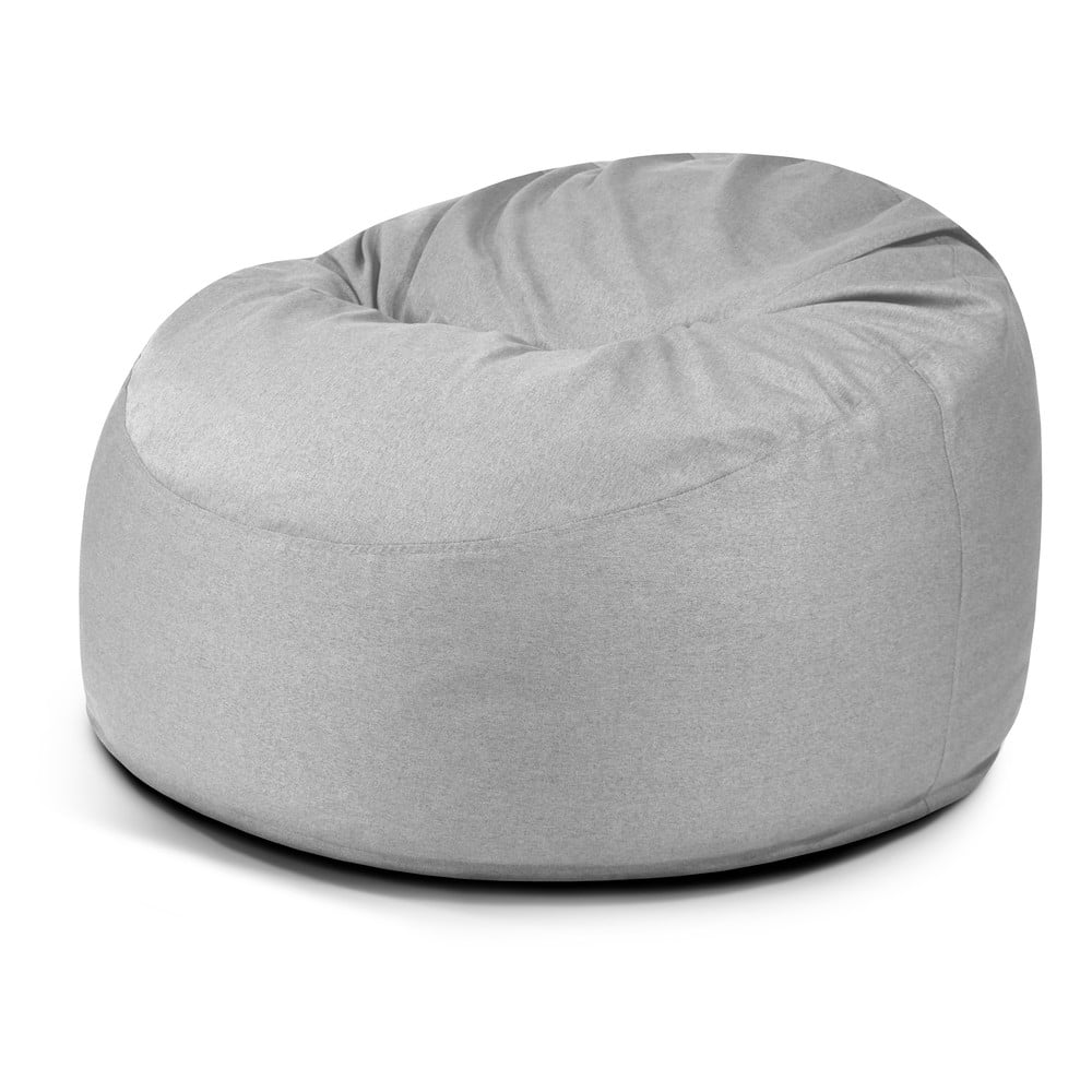 Svetlosivý sedací vak Om 110 – SLOWDOWN