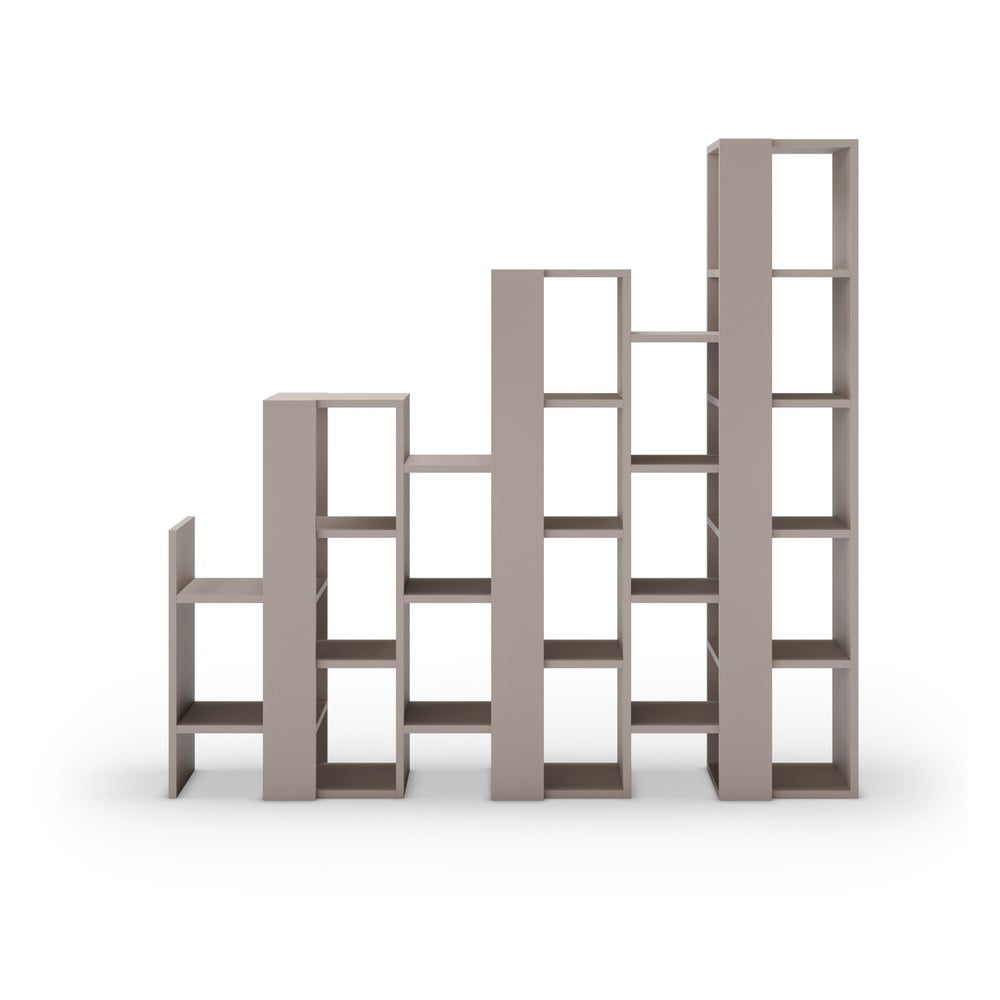 Sivobéžový regál 158x151 cm Anissa – Marckeric