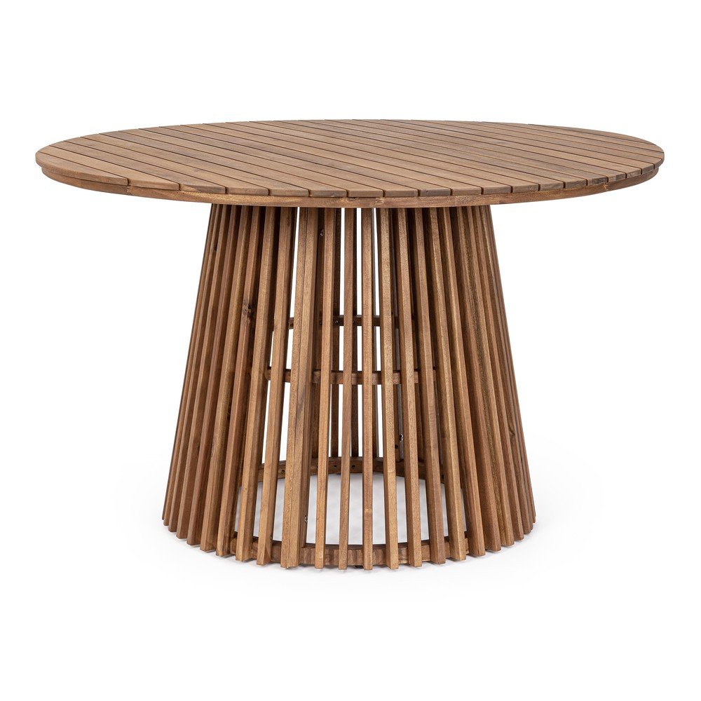 Okrúhly záhradný jedálenský stôl z masívu akácie ø 120 cm Rodano – Bizzotto