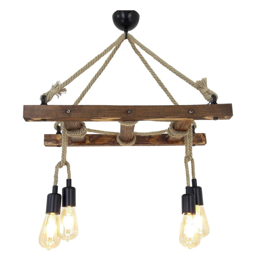 Hnedé závesné svietidlo Halat – Opviq lights