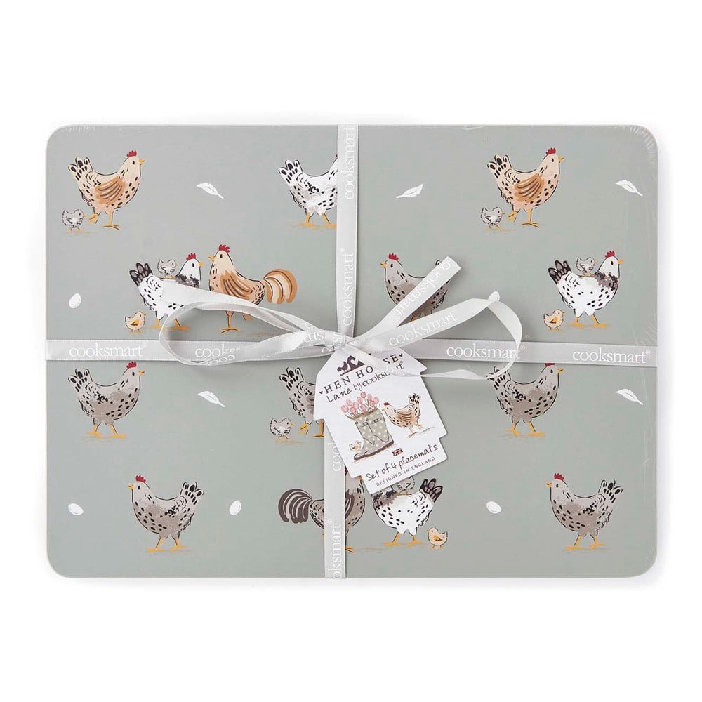 Korkové prestieranie 4 ks 21x29 cm Hen House – Cooksmart ®