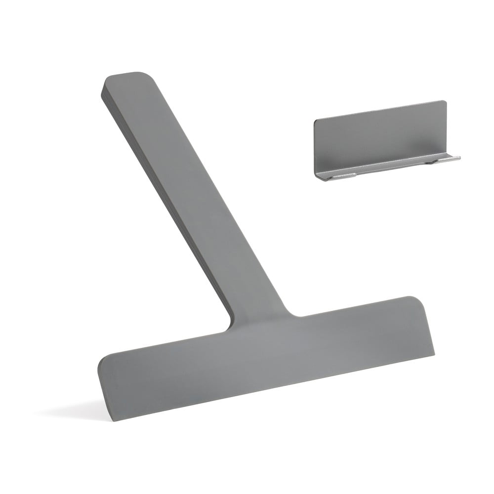 Sivá stierka s držiakom 22 cm Ume – Zone