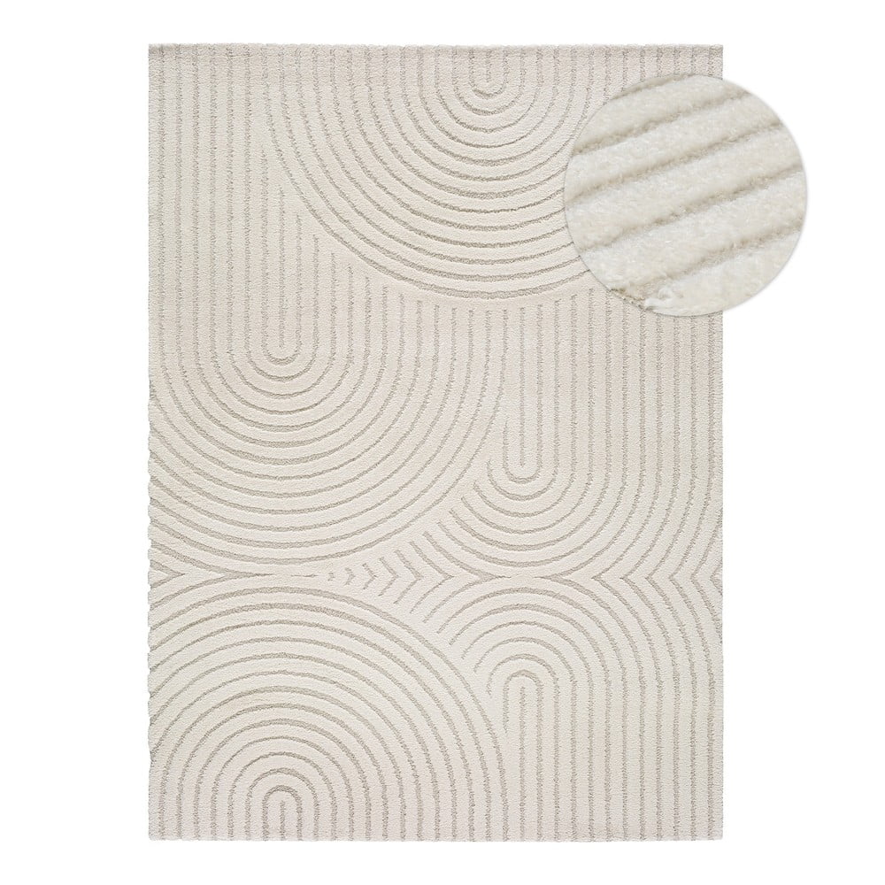 Krémovobiely koberec 120x170 cm Yen One – Universal
