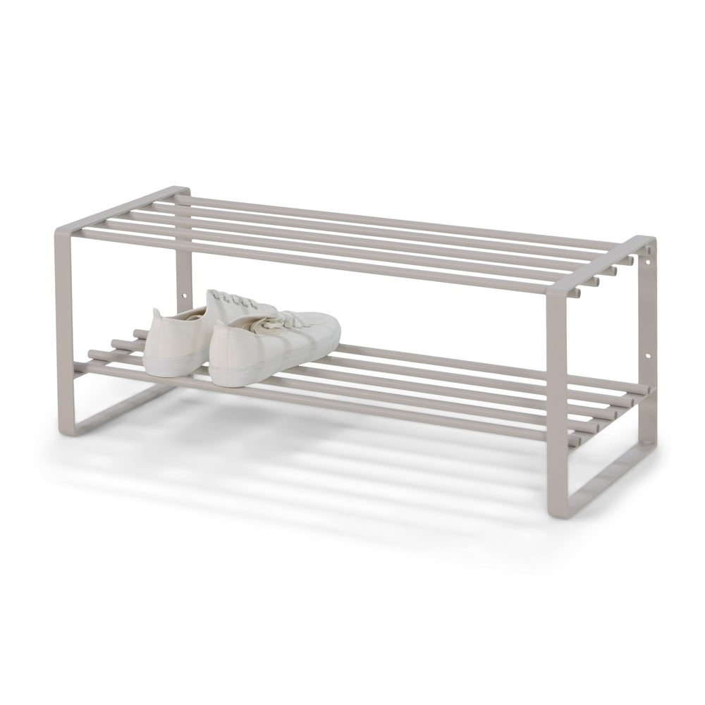 Taupe kovová skrinka na topánky 70x29x27 cm Rex – Spinder Design