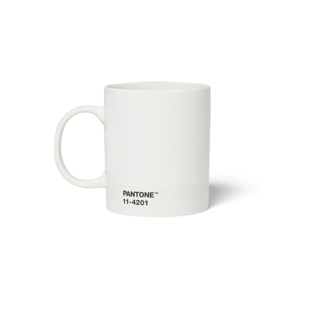 Biely keramický hrnček 375 ml Cloud Dancer - Pantone