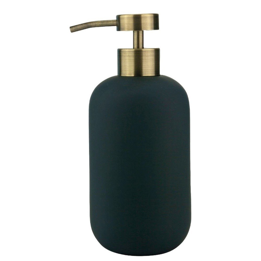 Antracitovosivý keramický dávkovač mydla 200 ml Lotus – Mette Ditmer Denmark