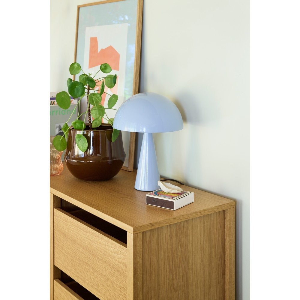 Modrá stolová lampa (výška  34 cm) Mush – Hübsch
