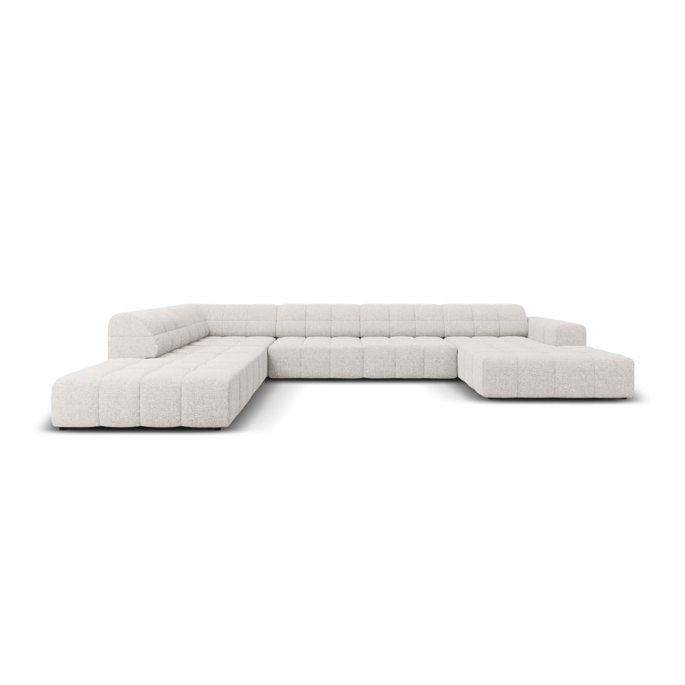 Svetlosivá rohová pohovka (ľavý roh/do "U") Chicago – Cosmopolitan Design