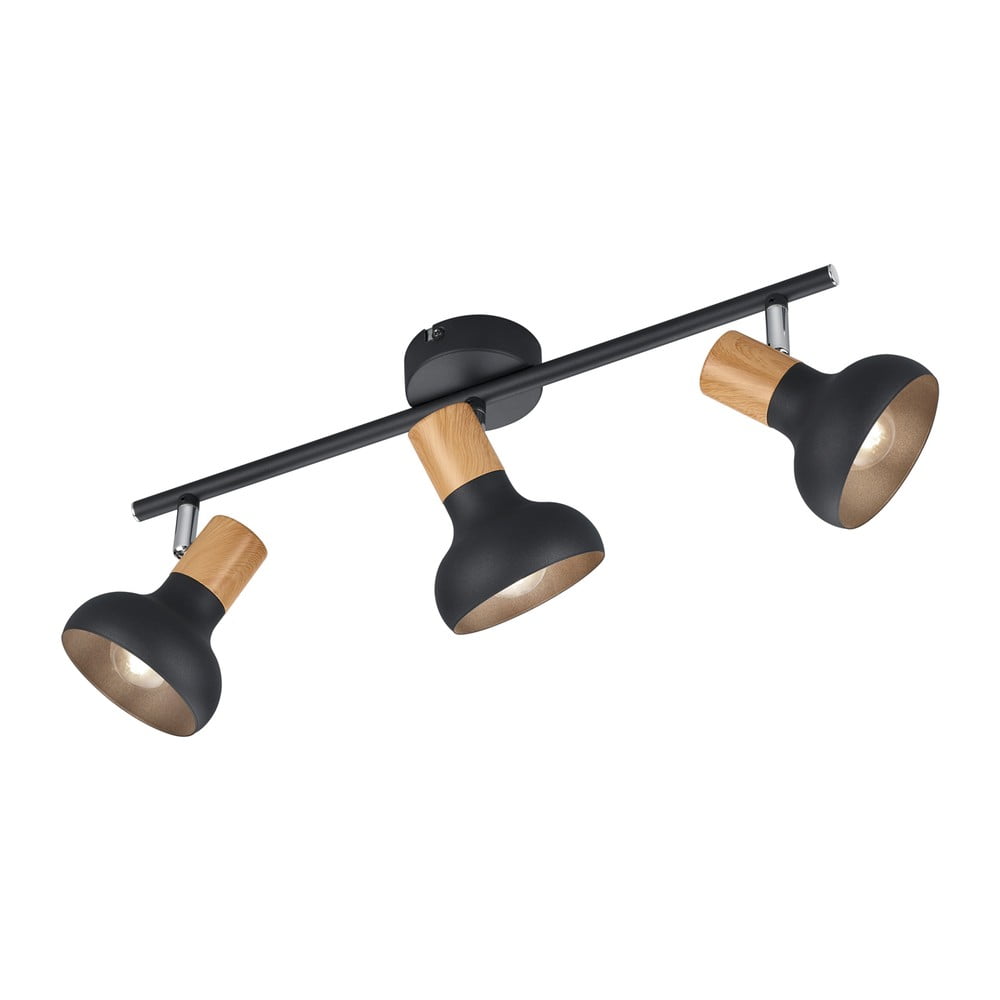 Matne čierne bodové svietidlo ø 10 cm Latika – Reality