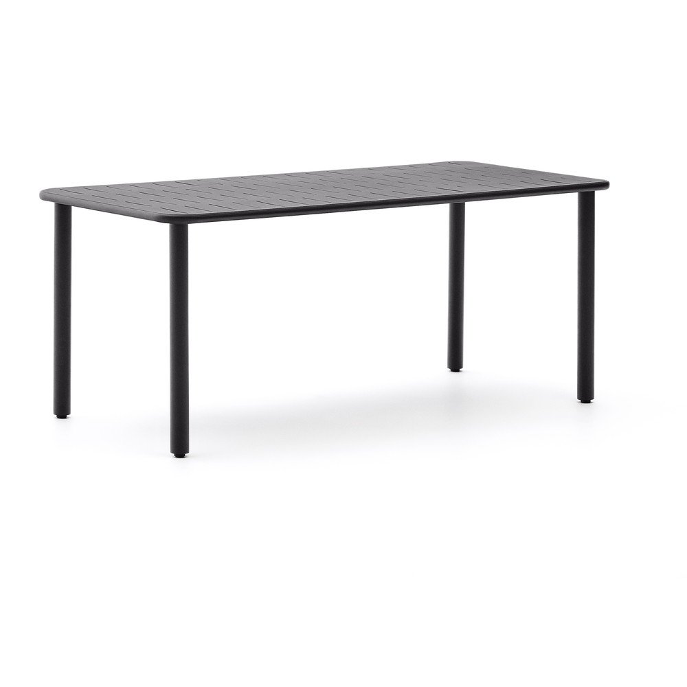 Oceľový záhradný jedálenský stôl 90x180 cm Brai – Kave Home