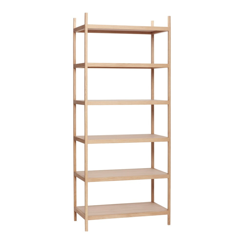 Regál z dubového dreva Hübsch Library