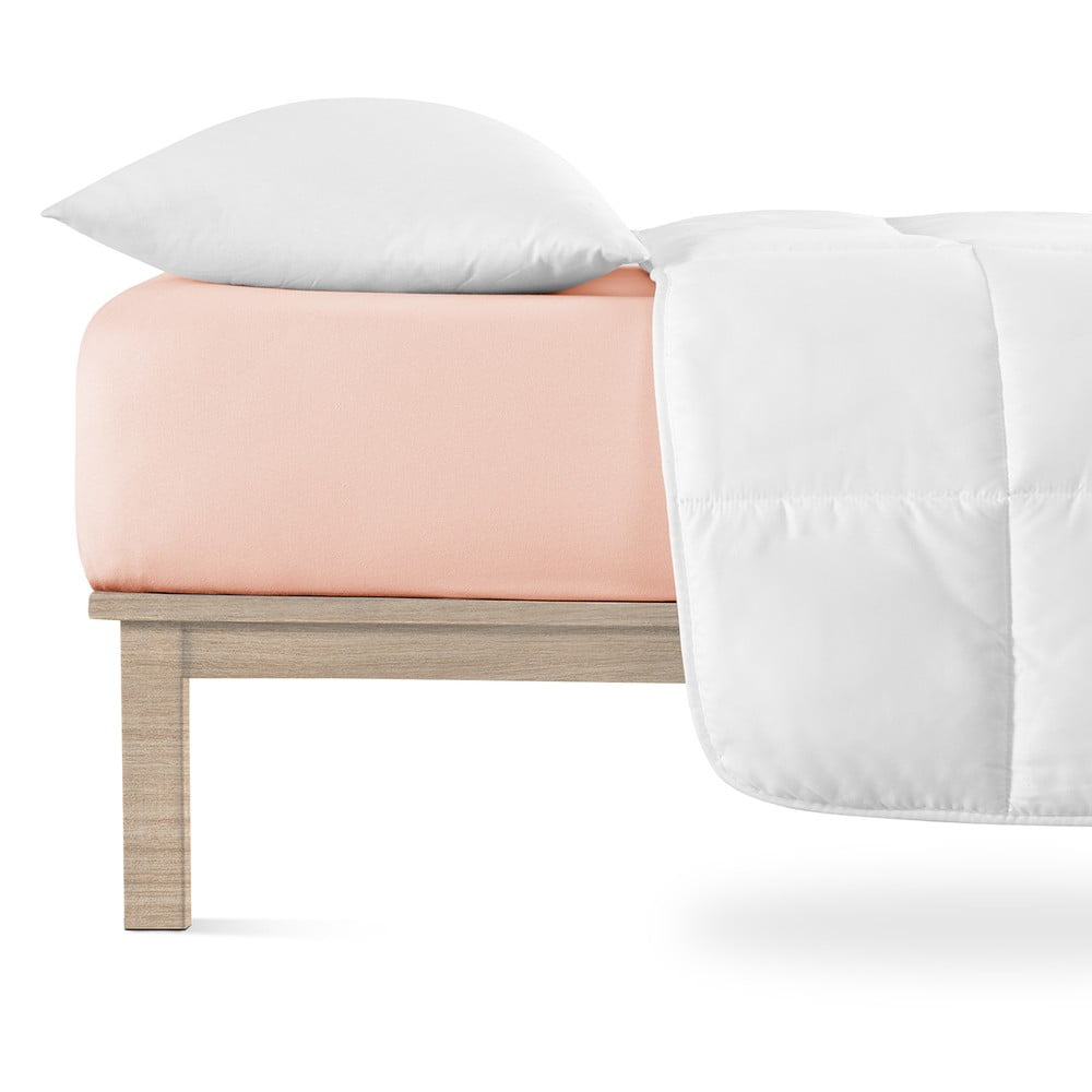 Svetloružová napínacia plachta jersey 140x200 cm Boxspring – Andrea Simone