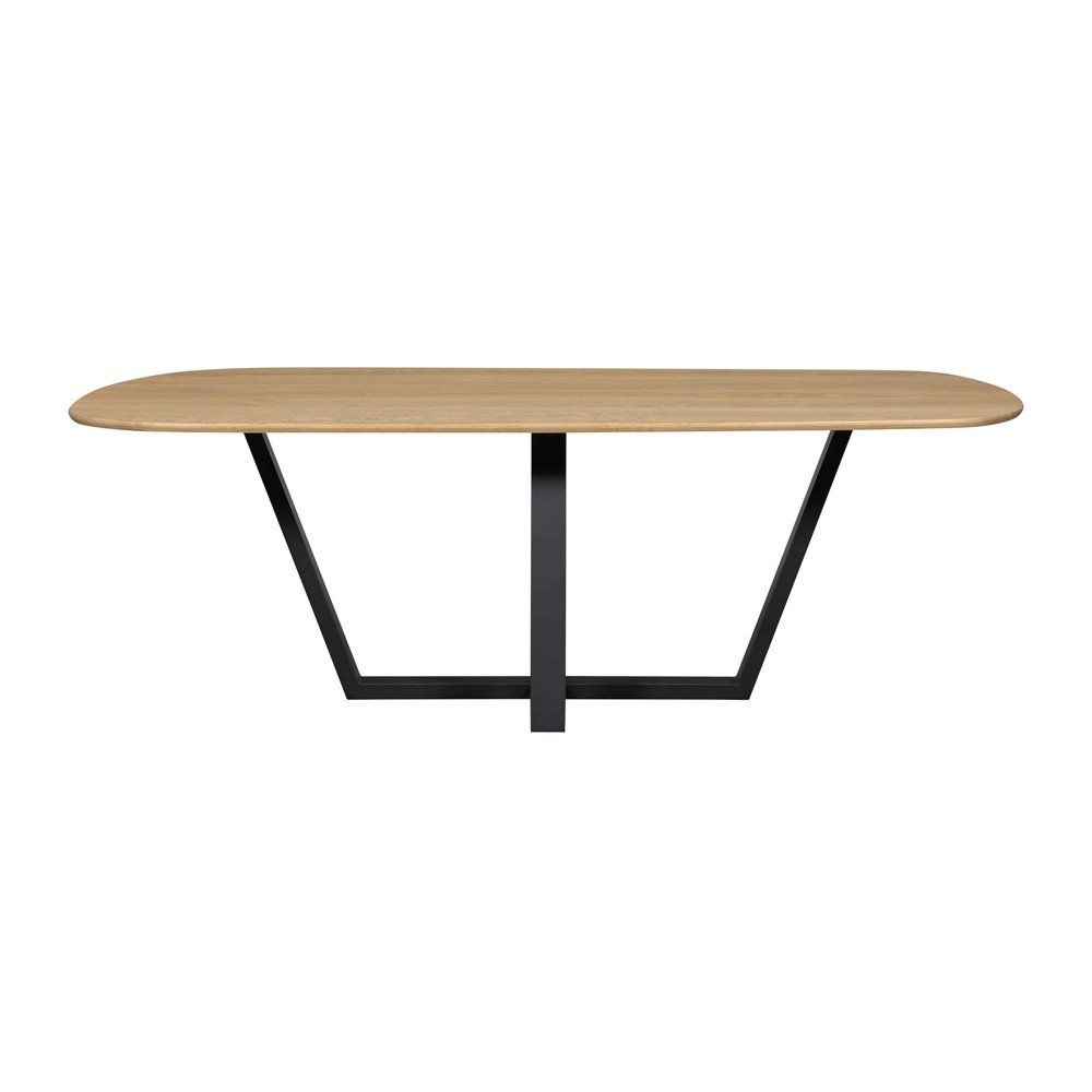 Jedálenský stôl s doskou z dubového dreva 100x220 cm Tablo – WOOOD