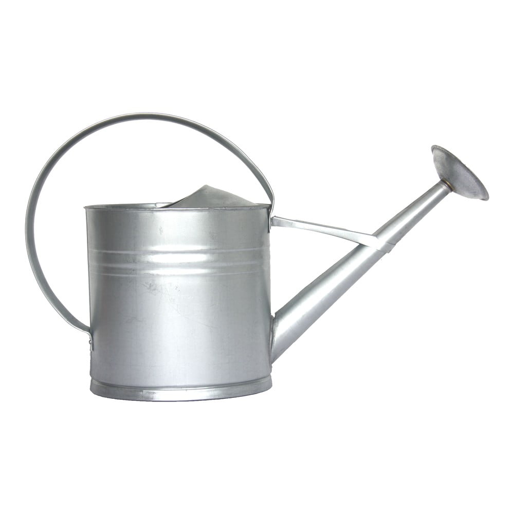 Záhradná kanvica v striebornej farbe Esschert Design New