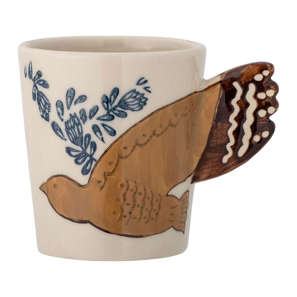 Krémovobiely kameninový hrnček 260 ml Hezha – Bloomingville