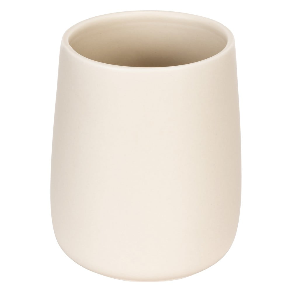 Krémový keramický kelímok na zubné kefky Margo – Allstar