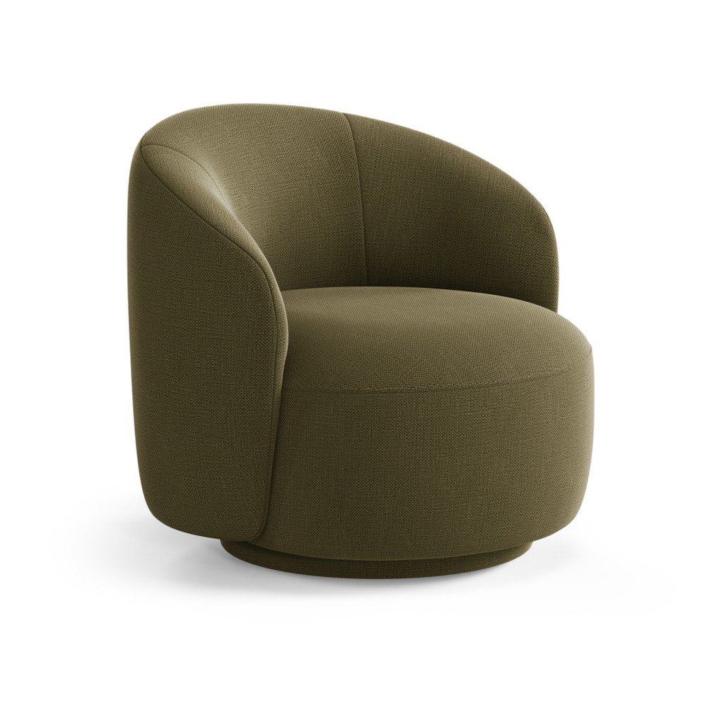 Zelené otočné kreslo Letizia – Micadoni