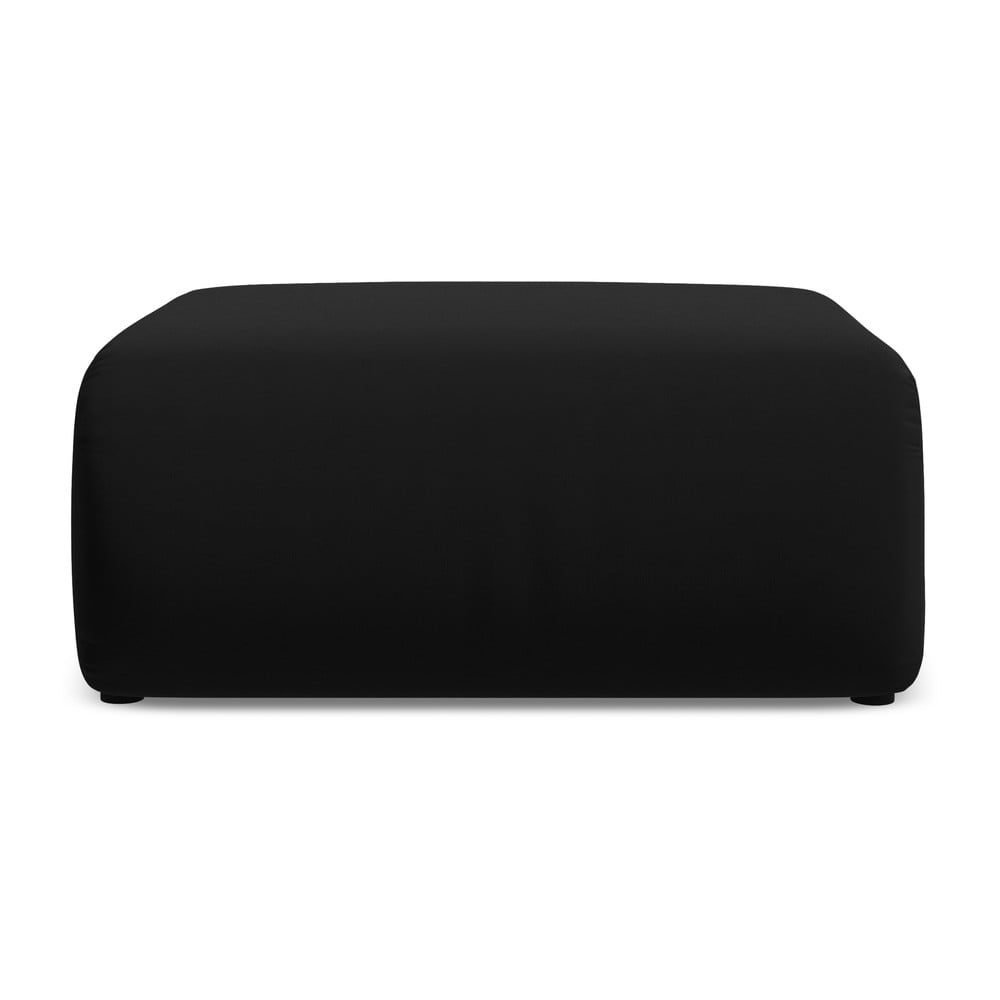 Čierna zamatová podnožka Ekahi – Makamii