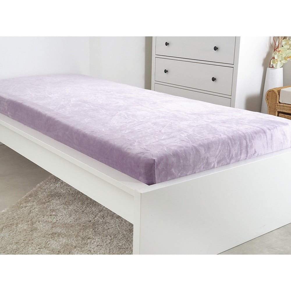 Fialová plachta z mikroflanelu 180x200 cm Exclusive – B.E.S.